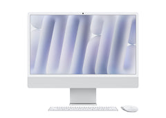 iMac 24-tum M4 10-Core CPU/10-Core GPU/24GB/512GB/Magic Keyboard Touch ID/Standardglas/Gigabit Ethernet - Silver