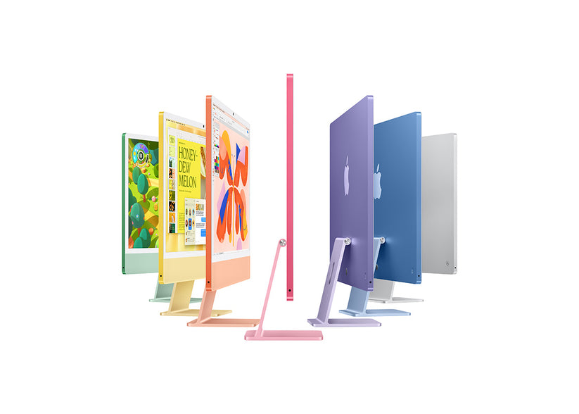 iMac 24-tum M4 10-Core CPU/10-Core GPU/24GB/512GB/Magic Keyboard Touch ID/Standardglas/Gigabit Ethernet - Silver