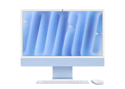 iMac 24-tum M4 10-Core CPU/10-Core GPU/24GB/1TB/Magic Keyboard Touch ID/Standardglas/Gigabit Ethernet - Blå
