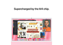 iMac 24-tum M4 10-Core CPU/10-Core GPU/32GB/1TB/Magic Keyboard Touch ID och Numerisk/Standardglas/Gigabit Ethernet - Rosa