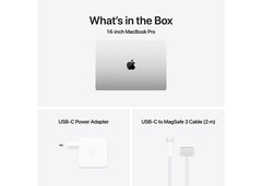 MacBook Pro 14-tum M4 Pro 12-Core CPU/16-Core GPU/24GB/1TB/Standardglas/96W -  Silver