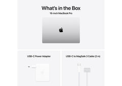 MacBook Pro 16-tum M4 Max 14-Core CPU/32-Core GPU/36GB/2TB/Standardglas/140W -  Silver