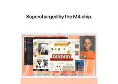 iMac 24-tum M4 10-Core /10-Core GPU/32GB/1TB/Magic Keyboard Touch IDNumerisk/Standardglas/Gigabit Ethernet - Orange