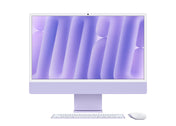 iMac 24-tum M4 10-Core /10-Core GPU/32GB/512GB/Magic Keyboard Touch IDNumerisk/Standardglas/Gigabit Ethernet - Lila