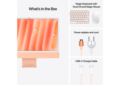 iMac 24-tum M4 8-Core / 8-Core GPU/16GB/512GB/Magic Keyboard/Standardglas/Gigabit Ethernet - Orange