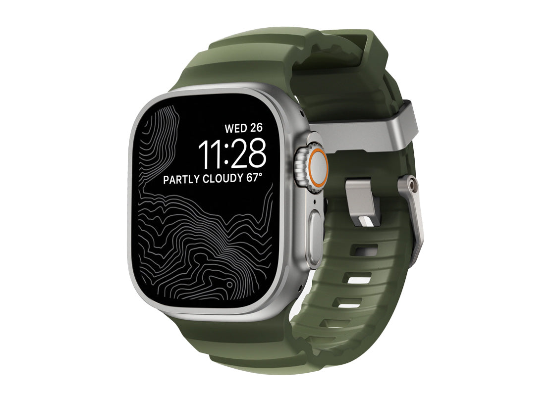 Nomad Rocky Point Band - 45/49mm Natural Hardware - Forrest