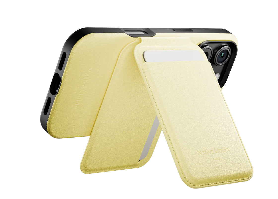 Native Union Active Wallet Stand - Lemon