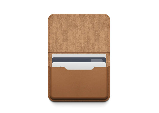 Elago Magnetic Leather Card Wallet - Brun