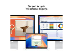 MacBook Air 13-tum M4 10-core CPU/10-core GPU/32GB/512GB SSD/70W - Midnatt