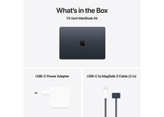 MacBook Air 13-tum M4 10-core CPU/10-core GPU/32GB/512GB SSD/70W - Midnatt