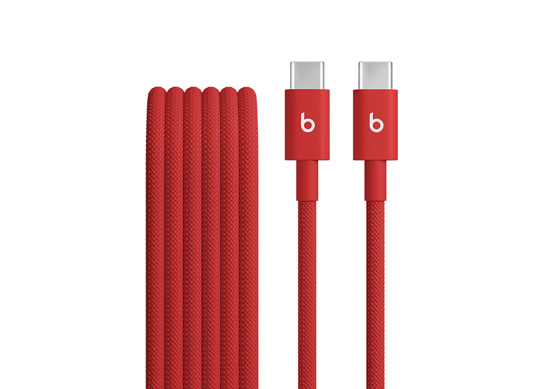 Beats USB‑C till USB-C-flätad kabel 1.5m - Rapid Red