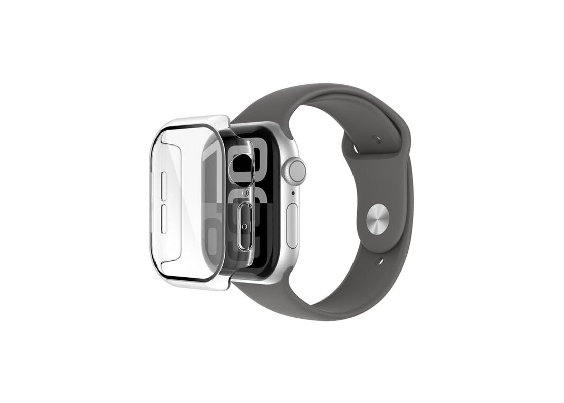 Belkin ScreenForce + Bumper för Apple Watch Series 10 42mm - Clear
