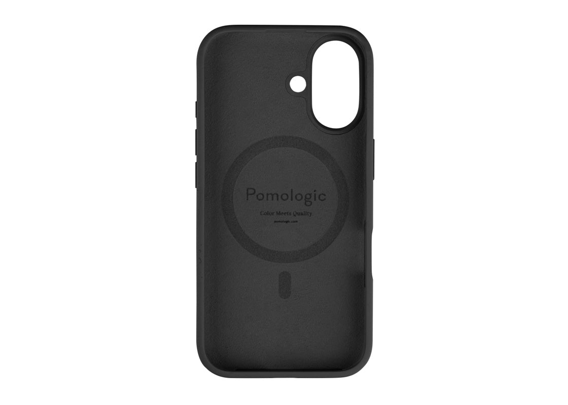 Pomologic CoverCase Silicone iPhone 16 Magsafe - Svart