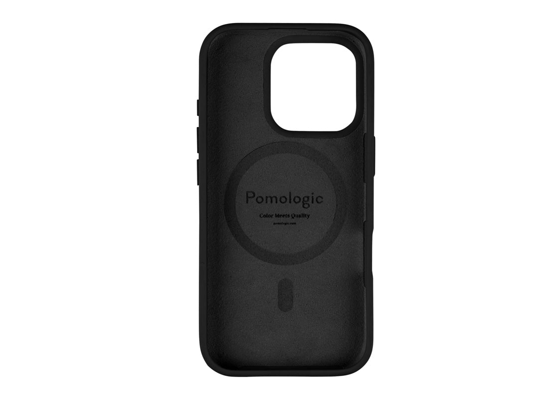 Pomologic CoverCase Silicone iPhone 16 Pro Magsafe - Svart