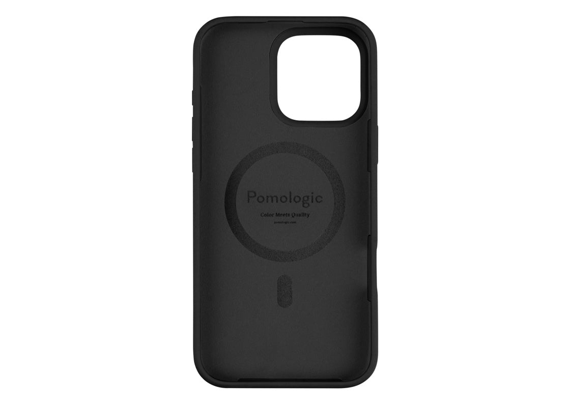 Pomologic CoverCase Silicone iPhone 16 Pro Max Magsafe - Svart