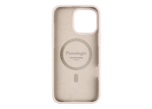 Pomologic CoverCase Silicone iPhone 16 Pro Max Magsafe - Beige