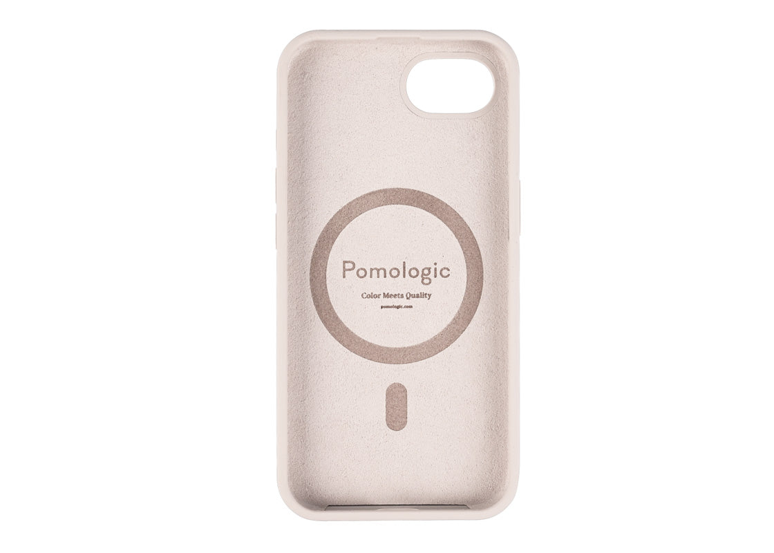 Pomologic CoverCase Silicone iPhone 16e / 17e Magsafe - Beige