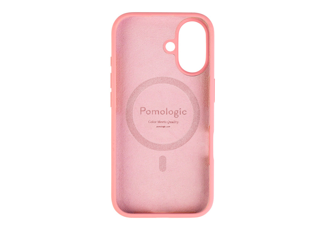 Pomologic CoverCase Silicone iPhone 16 Magsafe - Rosa