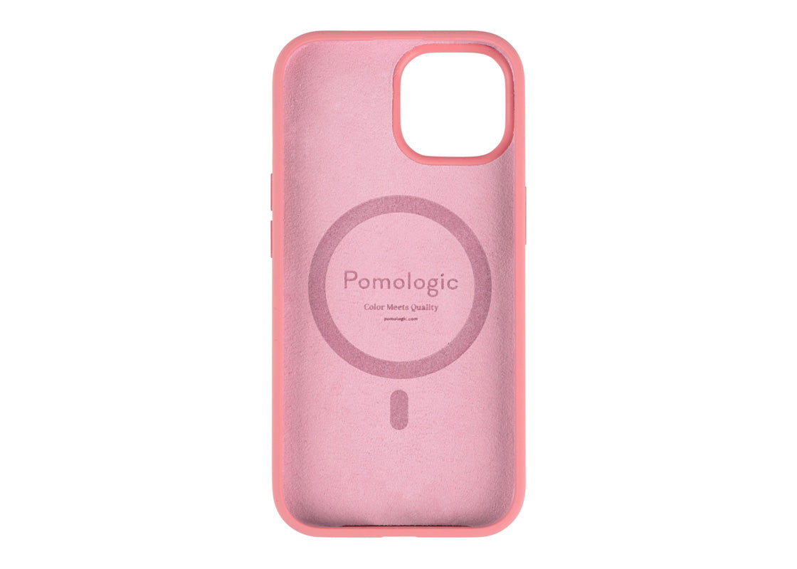 Pomologic CoverCase Silicone iPhone 15 Magsafe - Rosa