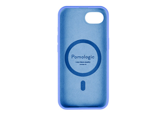 Pomologic CoverCase Silicone iPhone 16e / 17e Magsafe - Blå