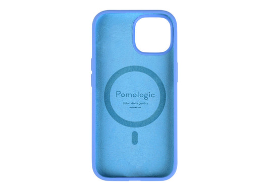 Pomologic CoverCase Silicone iPhone 15 Magsafe - Blå
