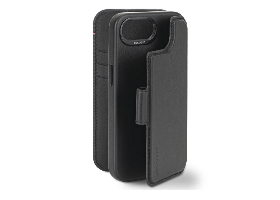 Decoded Plånboksfodral iPhone 16e - Svart