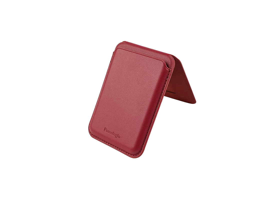 Pomologic Card Wallet Stand - Red Velvet