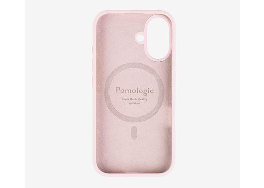 Pomologic CoverCase Silicone iPhone 16 Magsafe - Ljusrosa