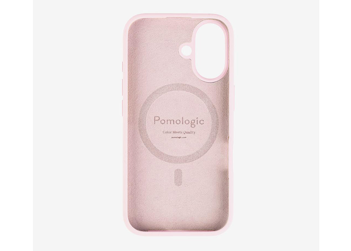 Pomologic CoverCase Silicone iPhone 16 Magsafe - Ljusrosa