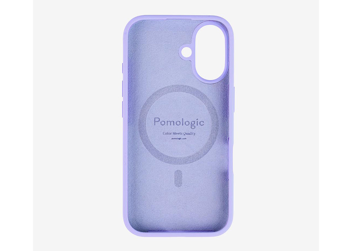 Pomologic CoverCase Silicone iPhone 16 Magsafe - Lila