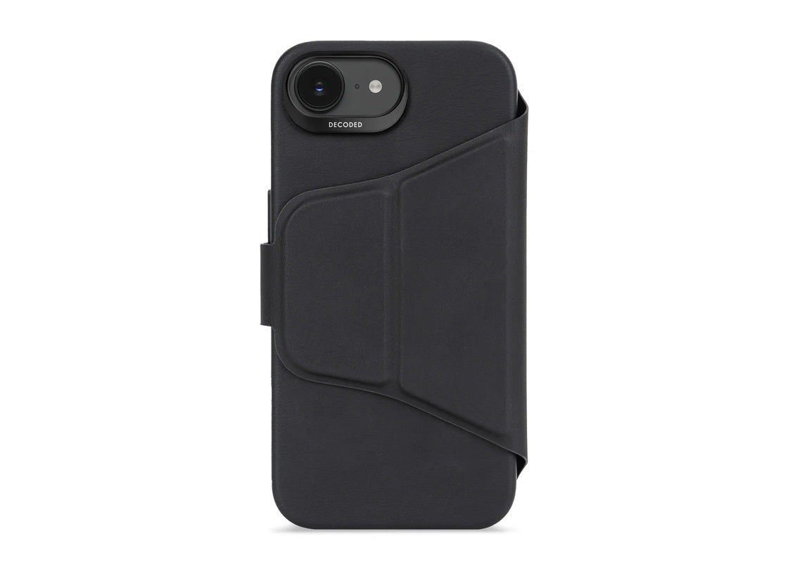 Decoded Detachable Wallet Silicone för iPhone 16e - Svart