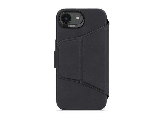 Decoded Detachable Wallet Silicone för iPhone 16e - Svart