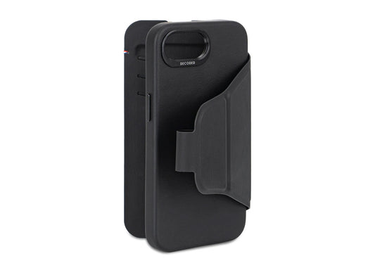Decoded Detachable Wallet Silicone för iPhone 16e / 17e - Svart
