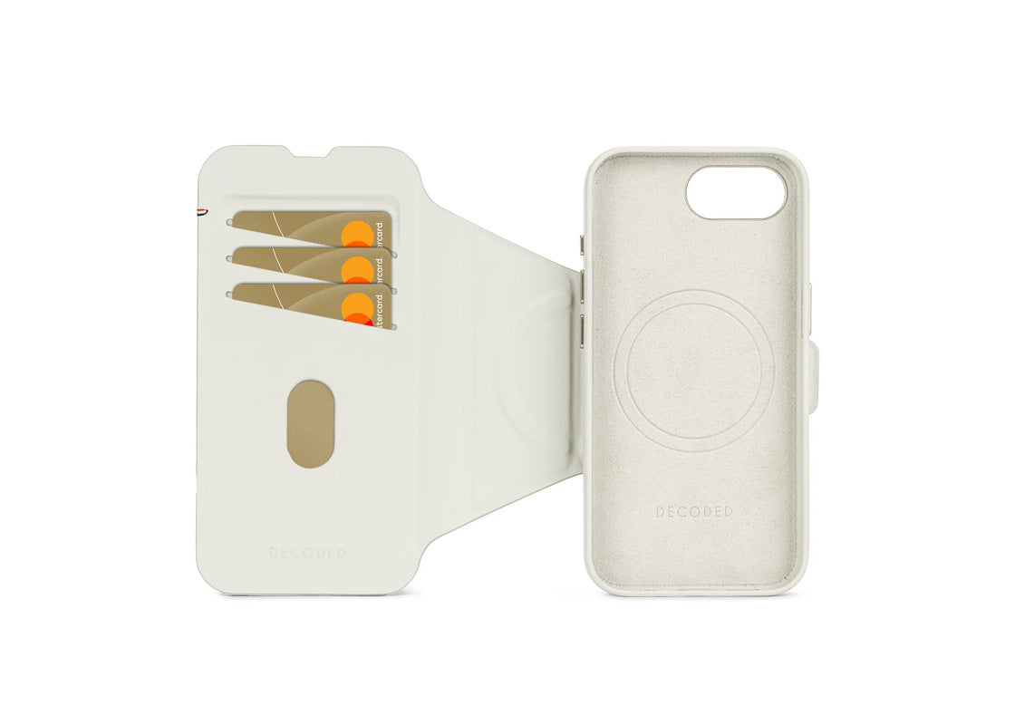 Decoded Detachable Wallet Silicone för iPhone 16e - Clay