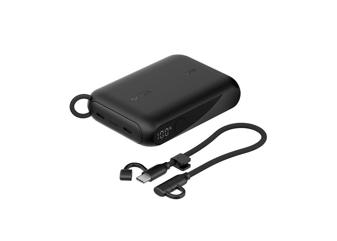 Belkin 10K PowerBank 20W PD - Svart