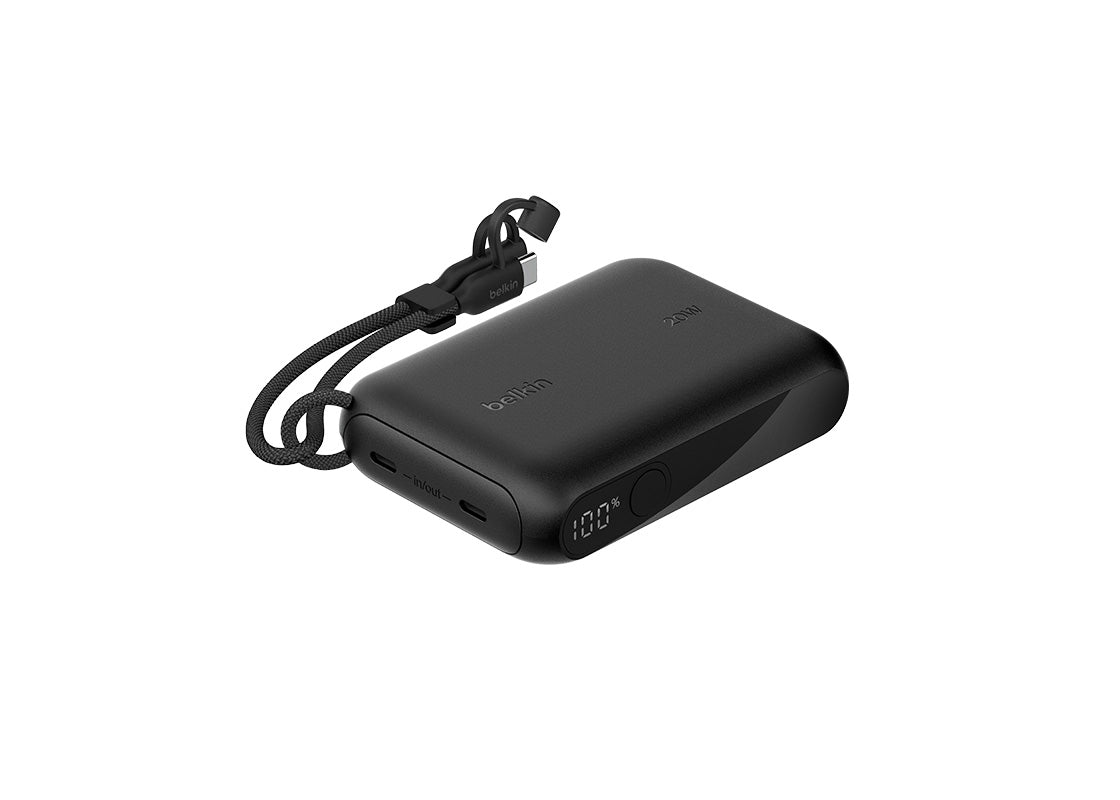 Belkin 10K PowerBank 20W PD - Svart