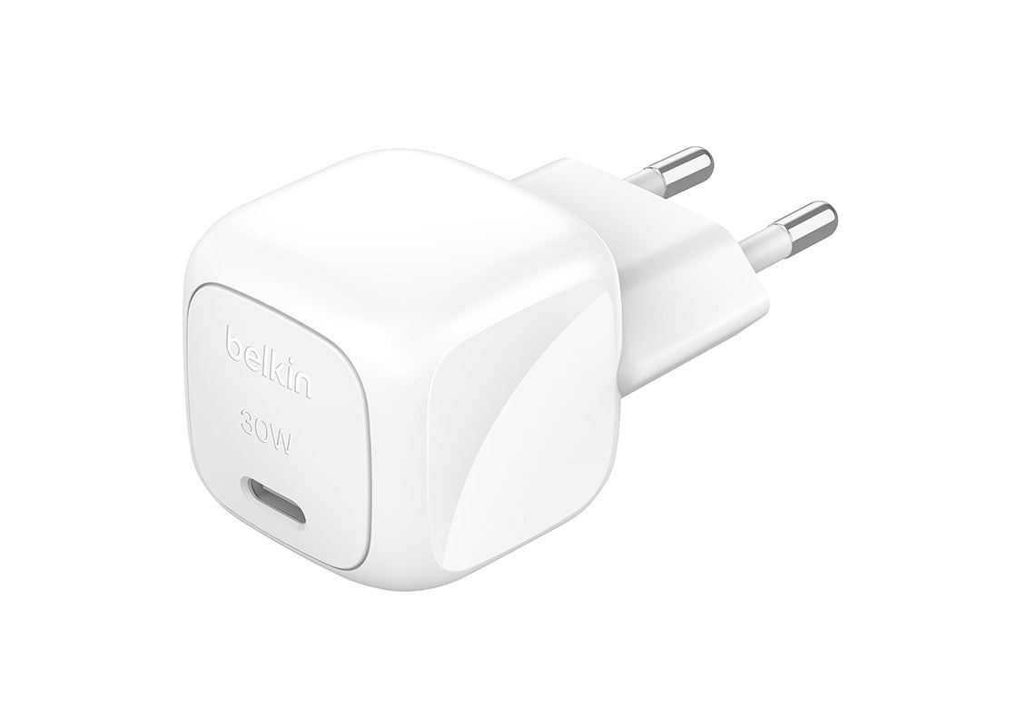 Belkin BoostCharge Compact USB-C Wall Charger 30W (exkl butiksförpackning)