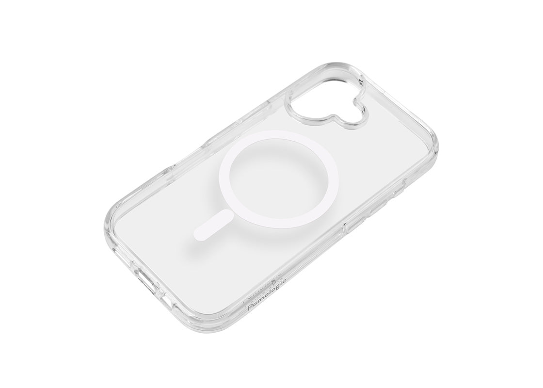 Pomologic CoverCase Magsafe för iPhone 17 - Clear