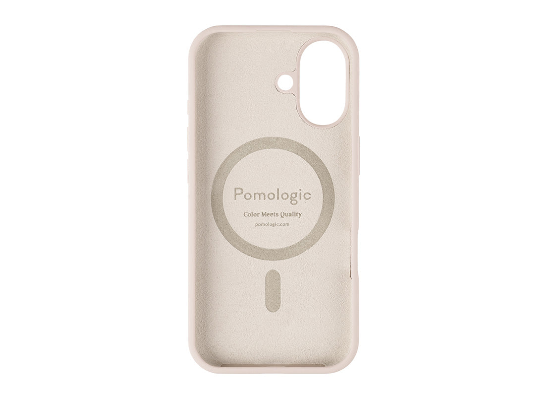 Pomologic CoverCase Silicone iPhone 17 Magsafe - Beige