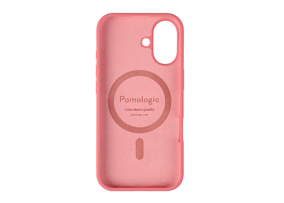 Pomologic CoverCase Silicone iPhone 17 Magsafe - Rosa
