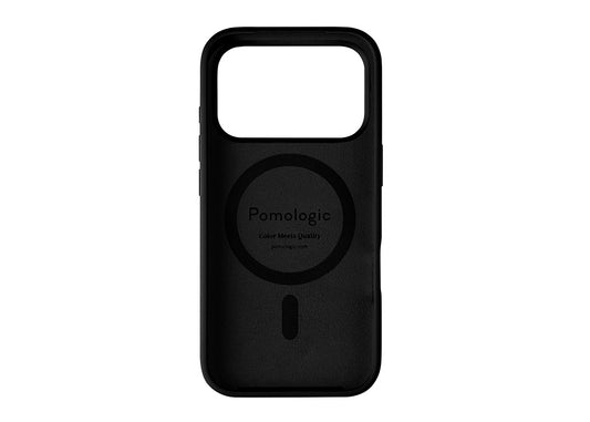Pomologic CoverCase Silicone iPhone 17 Pro Magsafe - Svart