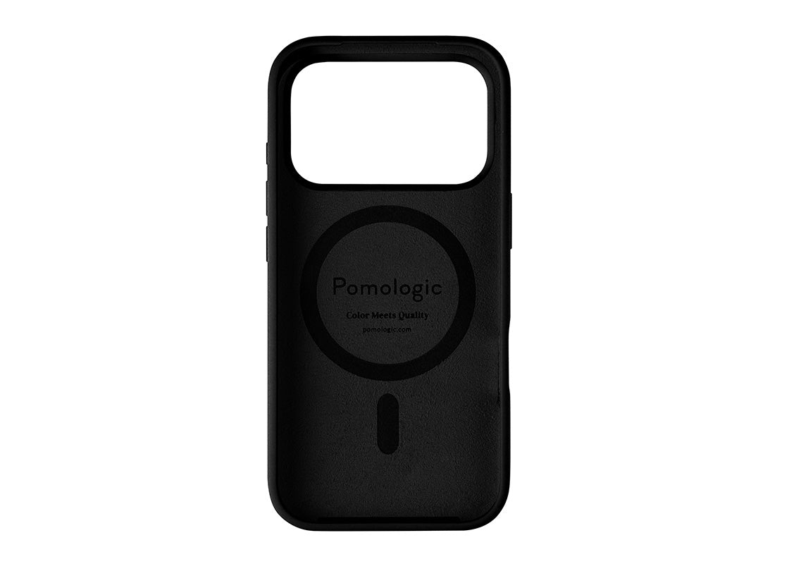 Pomologic CoverCase Silicone iPhone 17 Pro Max  Magsafe - Svart
