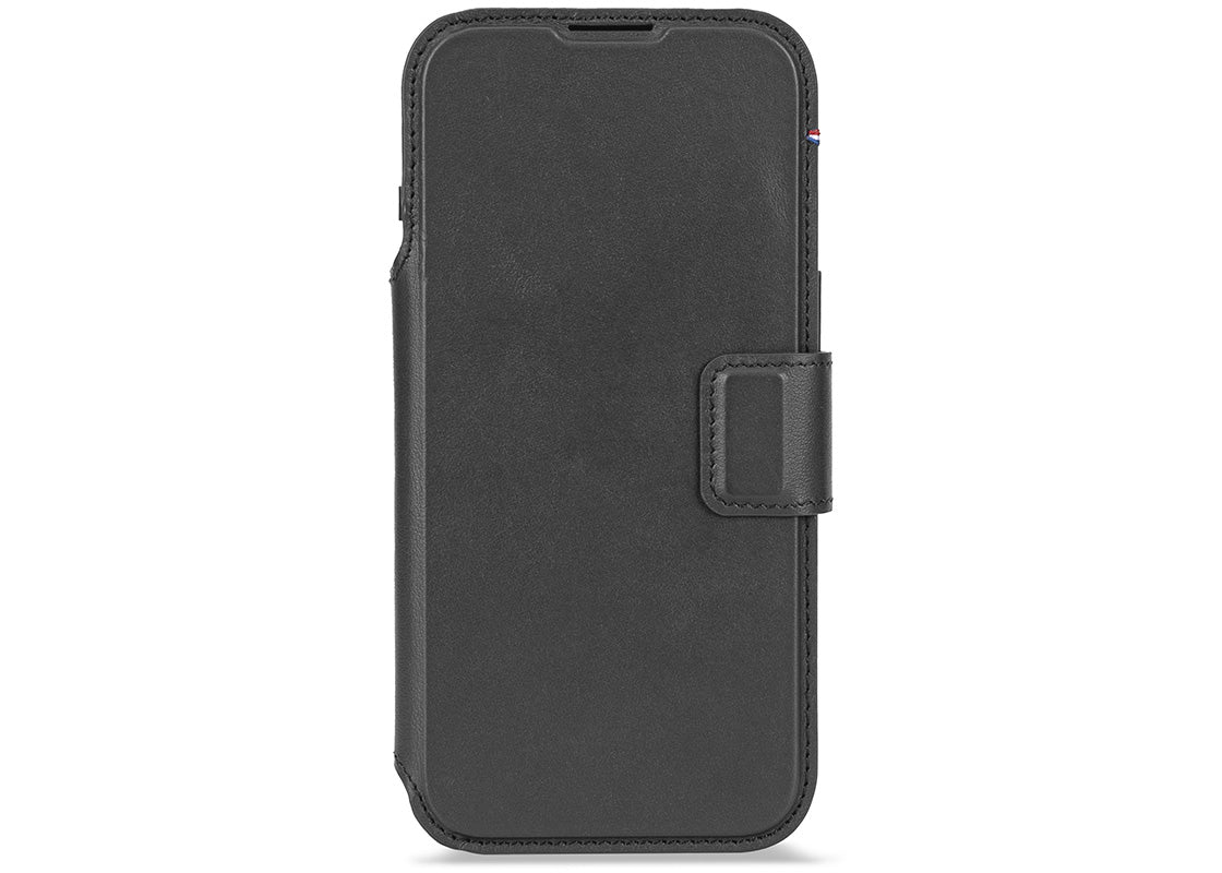 Decoded Leather Detachable Wallet for iPhone Air - Svart