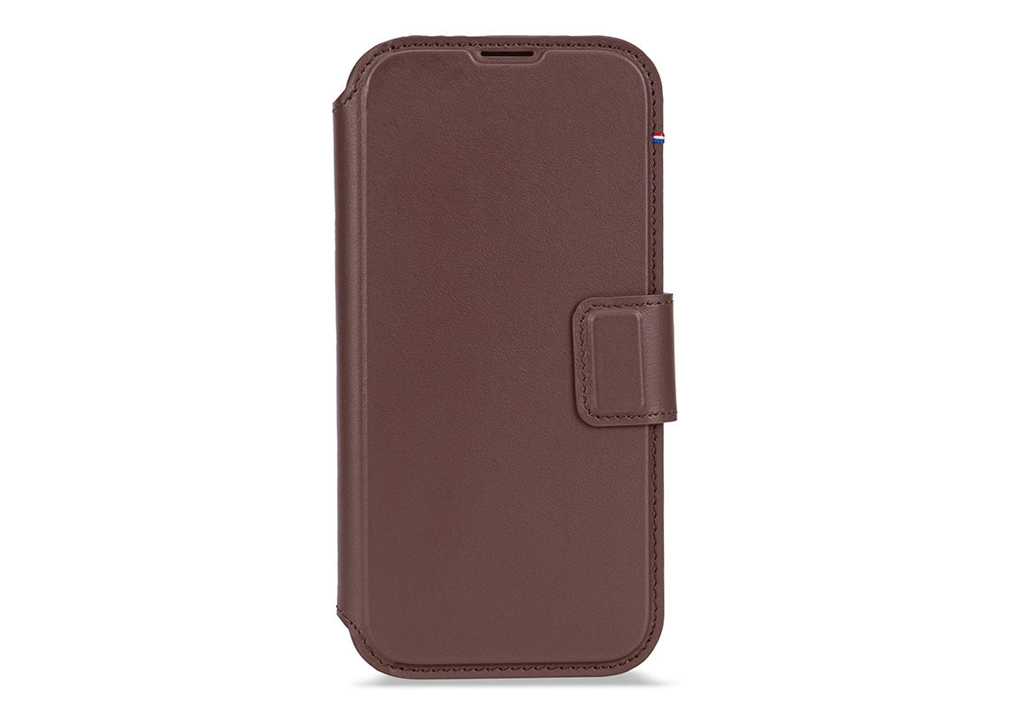 Decoded Leather Detachable Wallet for iPhone 17 - Brun