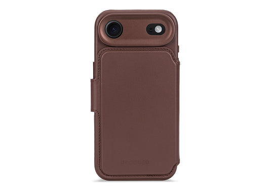 Decoded Leather Detachable Wallet for iPhone Air - Brun