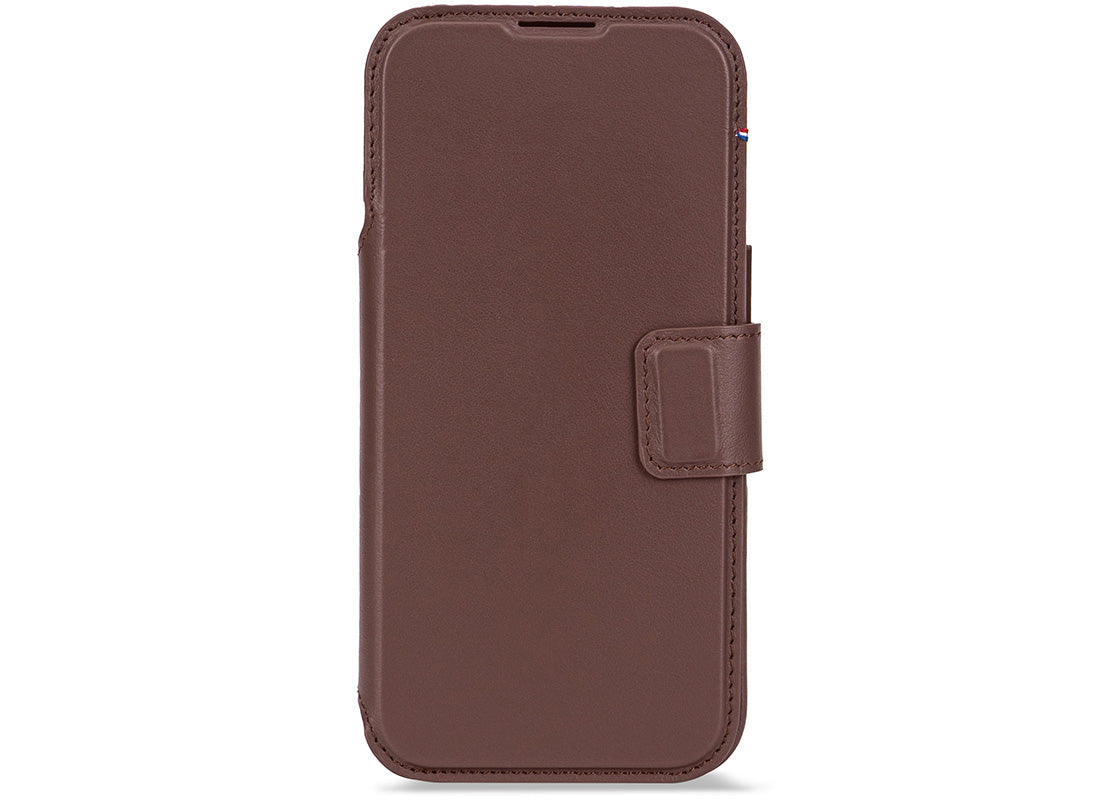 Decoded Leather Detachable Wallet for iPhone Air - Brun