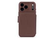 Decoded Leather Detachable Wallet for iPhone 17 Pro - Brun