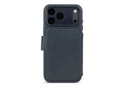 Decoded Leather Detachable Wallet for iPhone 17 Pro Max - Marinblå