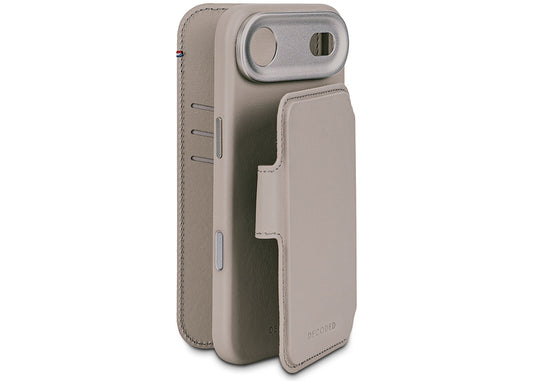 Decoded Leather Detachable Wallet for iPhone Air - Beige