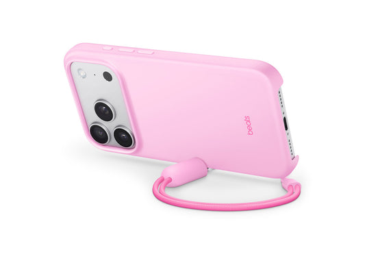 Beats Kickstand-skal med MagSafe och kamerareglage till iPhone 17 Pro – rosa granat